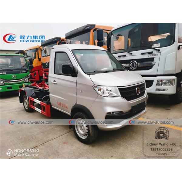 Jinbei 2m3 1T Mini Hook Lift Garbage Truck With Detechable Container
