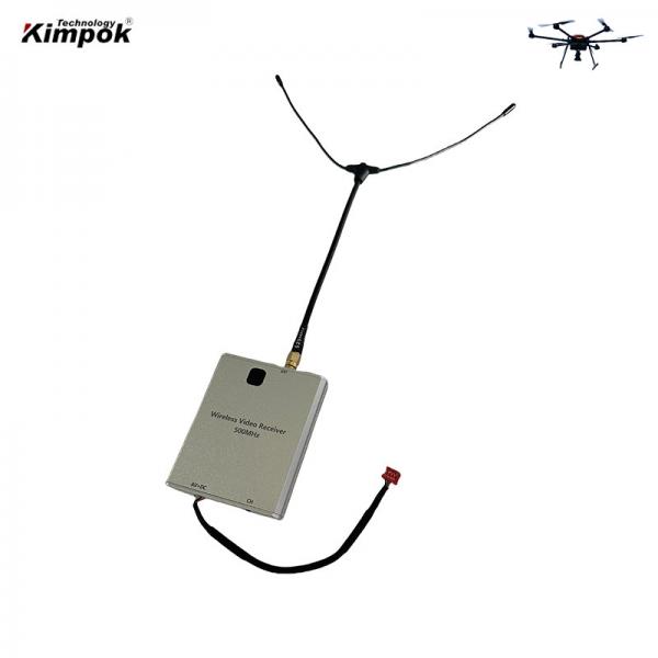 Buy High Sensitivity 8 Channel 500Mhz Video Receiver 40km Long Range Wireless Video Link for Drone Transmission at wholesale prices