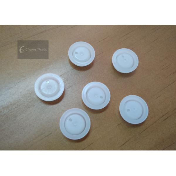 Food Grade Small Plastic One Way Valve , 1 Way Air Valve For Coffee Bag