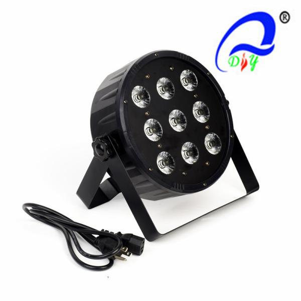 Buy Commercial Quad Slim LED Par Light 9PCS 10 Watt For Event / Wedding Party at wholesale prices
