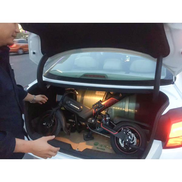 Carbon Steel Electric Pedal Bike 350W Brushless Contour Engine 25KM/H High Efficiency