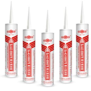 Flame Resistant Firestop Silicone Sealant Black White And Gray 300ml