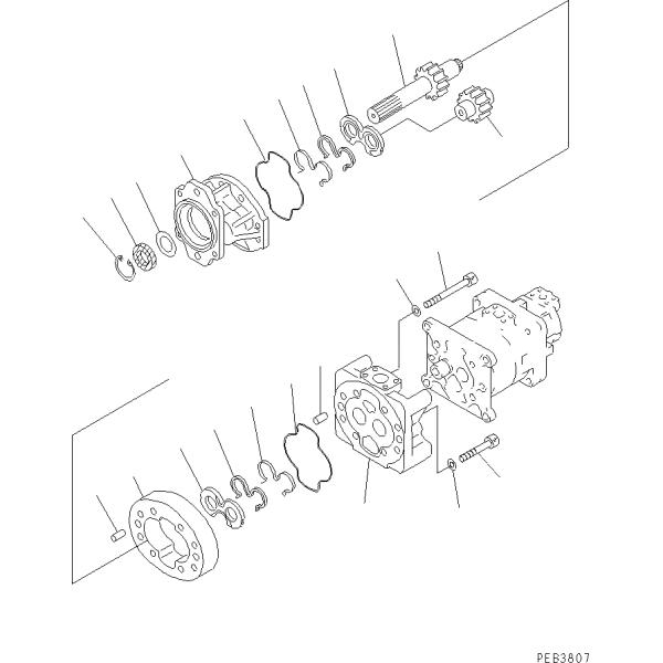 D375A-3D S/N 17001-UP (-50cent. Spec.)