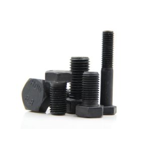 High Strength DIN933 M8 Grade 8.8 Black Full Thread Hex Bolt