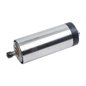 YFK 1.5KW ER11 220V Round Spindle Motor with 80mm Aluminium Bracket and Air