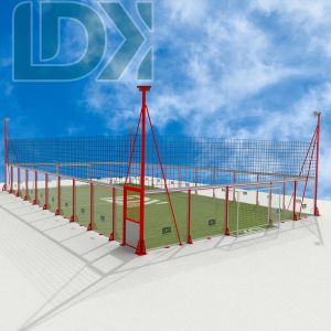 LDK Premium Glasswall Football Cage Innovative Design Customized Glass Soccer