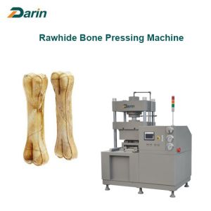 Sheepskin Rawhide Dog Bone Pressing Machine , pet food processing equipment