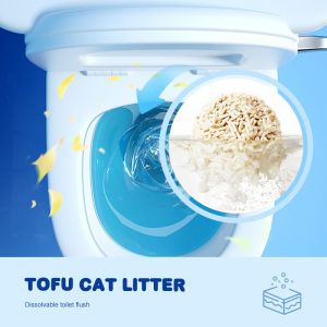 OEM Plant Natural Flushable Cat Litter Premium Tofu Cat Litter