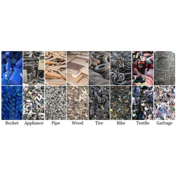 Industrial Heavy Duty Shredder for Metal Scrap Fabric Plastic Crusher Machine for Sale