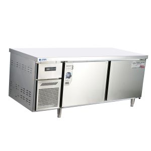 R600a Refrigerant Stainless Steel Undercounter Freezer Table Chiller