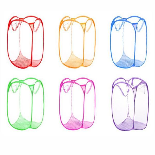 Dirty Clothes Light Nylon Mesh Pop Up Laundry Hamper Household