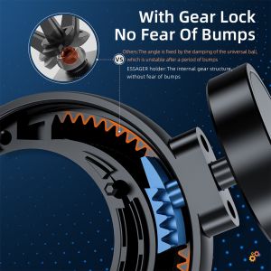 Mirror 360 Rotation N52 Magnetic Car Phone Holder Adjustable 6PCS