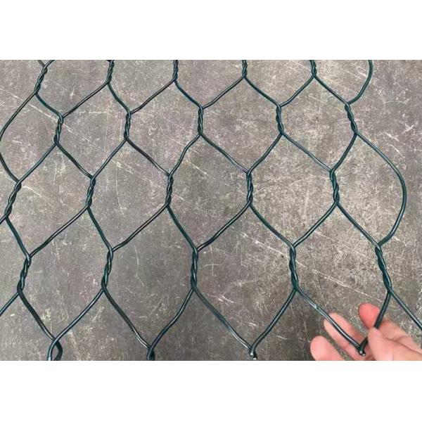 Heavy Duty Galfan 80x100mm 2.4mm Gabion Wire Mesh As Erosion Protection Structure