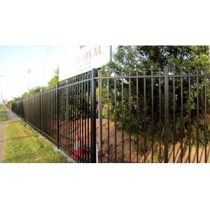 Welded steel fence panels