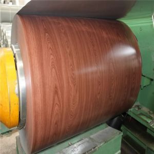 Woodgrain Finish Decorative Prepainted Galvalume Steel Coil For Architectural