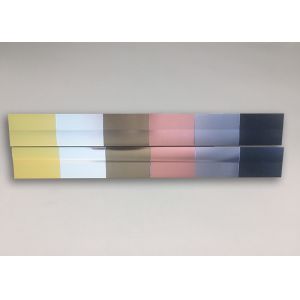 Electrophoresis 6063 T6 Anodized Aluminium Profile ISO9001 Certification