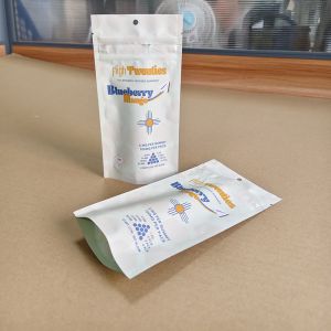 Custom Stand Up Pouches Resealable Spout Cap for Coffee Pet Food Cosmetic 100g