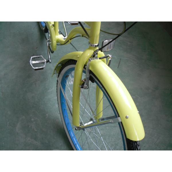 Beautiful Women Beach Cruiser Bicycle with Inner Water Sticker 26inch 3 Speed OEM/ODM