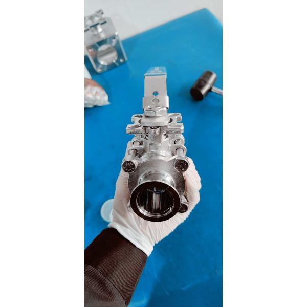 Ball Type Stainless Steel Valves Metal Sus 304 Sanitary Weld Connection