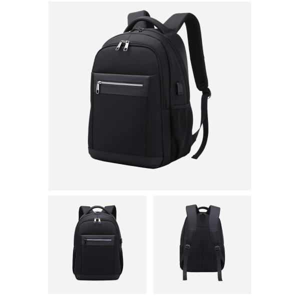 Factory direct sales custom logo durable with USB Travel School Bag Laptop business backpack