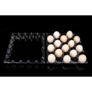 Transparent Plastic Egg Packaging 30 Holes Large Disposable Bulk Plastic Egg