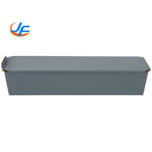 RK Bakeware China Foodservice NSF Long Pullman Bread Loaf Pan With Drop On Bread