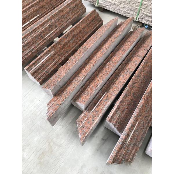 Polished G562 Maple Red Granite Exterior Stair Design Stair Tread Non Slip