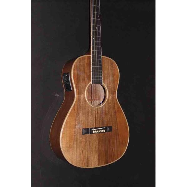 AAAAA ALL Solid walnut wood handmade OOO28K body style 22 frets guitar acoustic electric guitar