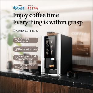 Bean To Cup Coffee Vending Machine Optional Liquid and Milk Powder Frother for
