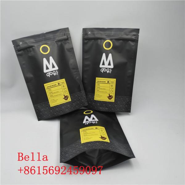 Buy Foil Lined Kraft Paper Coffee Bags Recyclable Customized Thickness at wholesale prices