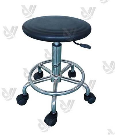 High Performance Cleanroom PU Foam Adjustable Antistatic Chair With Metal Chains ESD Chair For Lab