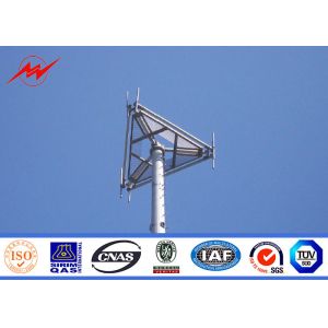 18M 30M Grade 345 Electrical Transmission Tower , Mobile Telephone Masts
