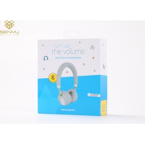 Blue Headphone Handmade Mobile Accessories Packaging Box