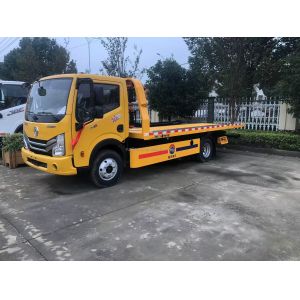 China Factory DFAC DongFeng Light Duty 5Ton Flatbed Body Platform Tow Truck