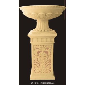 Waterproof And Fireproof Sandstone Garden Flower Containers With Elegant Design