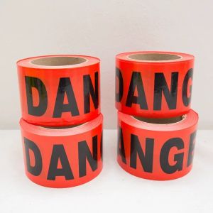 PE Plastic Barrier Tape Roll Danger Tape For Construction And Law Enforcement