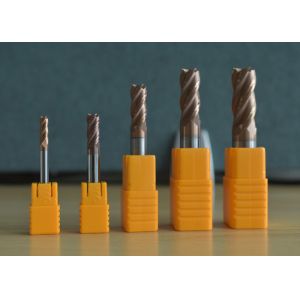 TiCXCo4 Coating 1.0mm HRC63 Degree Solid Carbide End Mill