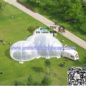 1.0mm PVC Clear Camping Tent / Party Inflatable Lawn Bubble Tent