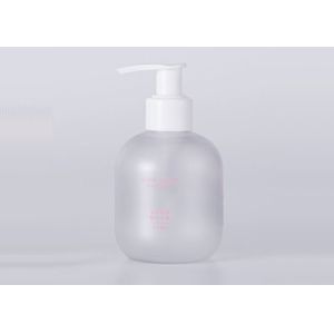 Gloss 16.9oz Round Lotion Pump Bottle For Shampoo Washing Packaging