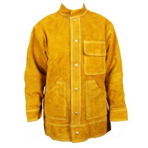 1.6mm Cowhide Leather Split Welding PPE Safety Wear Clothing