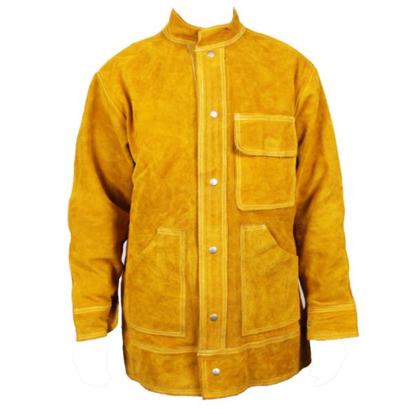 Buy 1.6mm Cowhide Leather Split Welding PPE Safety Wear Clothing at wholesale prices