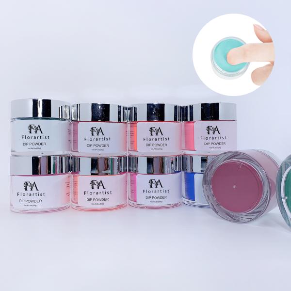 Wholesale 2000 Colors Private Logo Brand Custom Dipping Powder Color Nude Clear Nail Art Dipping Powder