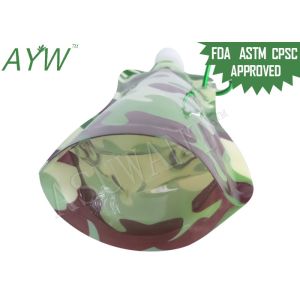 LDPE Drinking Spouted Pouches Packaging Gravure Printing With Carabiner