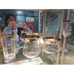 2-Sides Gold Color Coating Machine, Glass Inside & Outside Gold Colors Coating