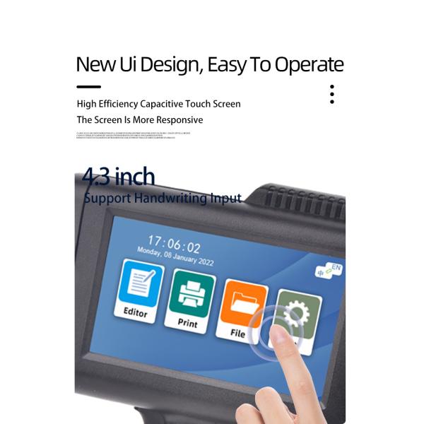 M10 Hot Sale Portable Handheld Inkjet Printer Batch Code Printer Intelligent Hand Held Inkjet Printer Digital Coding Machine