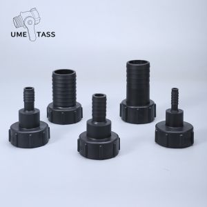 Quality ODM Round Head Plastic Valve Accessories IBC Fitting Coarse Thread Adapter Connector for sale