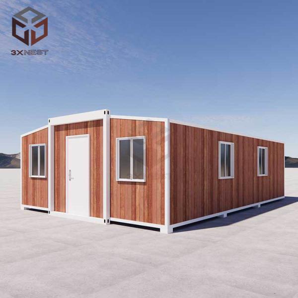 Buy Relocatable Portable 40ft Expandable Container Home Double Glazed Window at wholesale prices