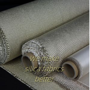 High Temperature Resistance Fire Proof 96% Sio2 High Silica Fabric