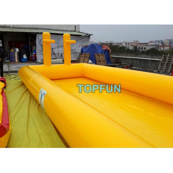 Basketball Frame Inflatable Swimming Pools 10 x 4m Dimensions For Handle Boat