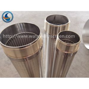 Quality SS 4-1/2&quot;, 6-5/8&quot;, 8-5/8&quot; Rod Based Continuous Slot Wedge Water Wire Screen for sale